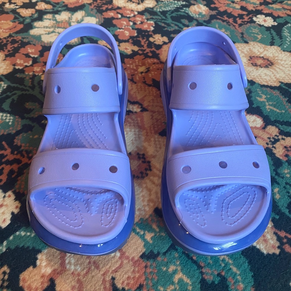 Crocs Classic Mega Crush Sandal Moon Jelly - Picture 2 of 5